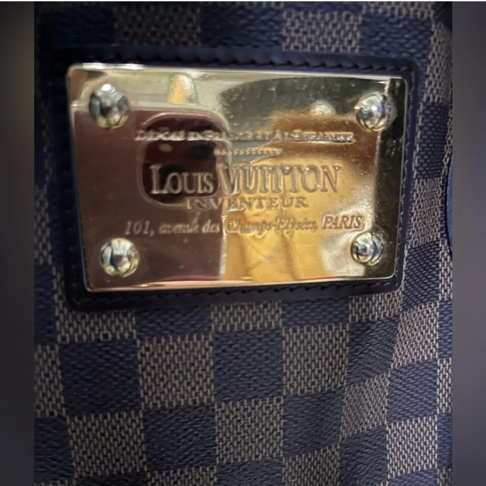 Louis Vuitton Brown Damier Ebene Canvas Shoulder Bag
